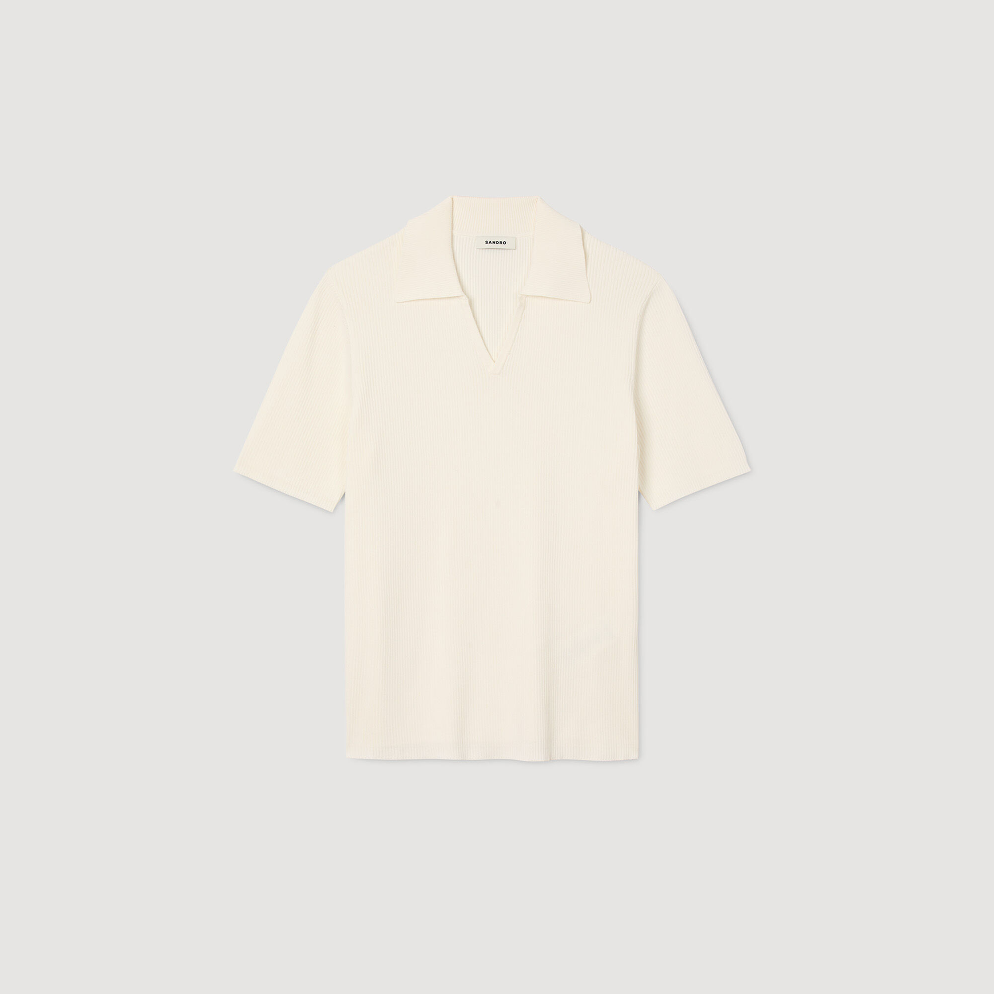 トップス Herlipto Pique Polo Knit Top white R124LP7872-LUXEPIQUEPOLOSHIRT-