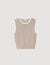 High-neck knit sweater
