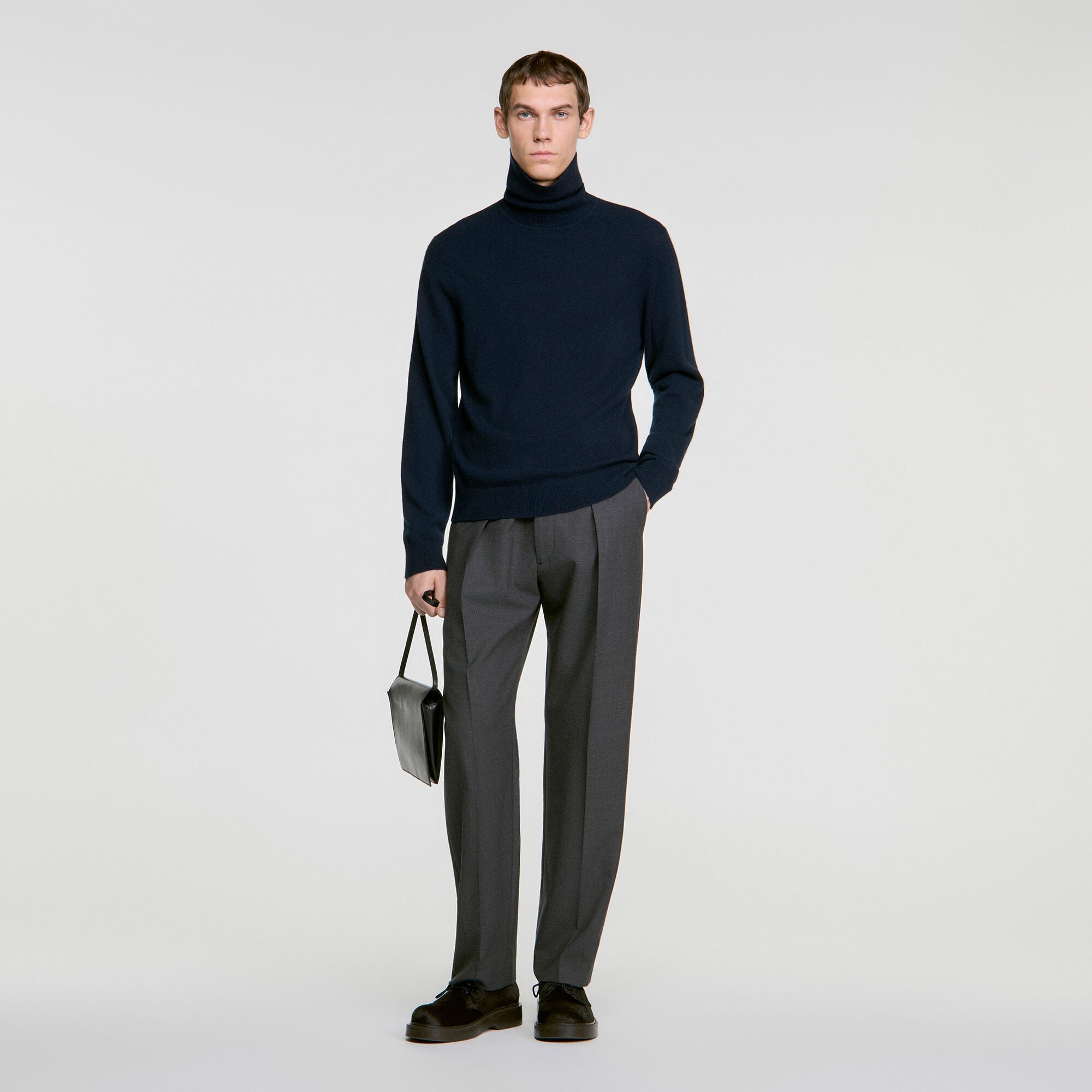 Cashmere Turtleneck Sweater - Men | Sandro