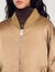 Satin-look bomber jacket