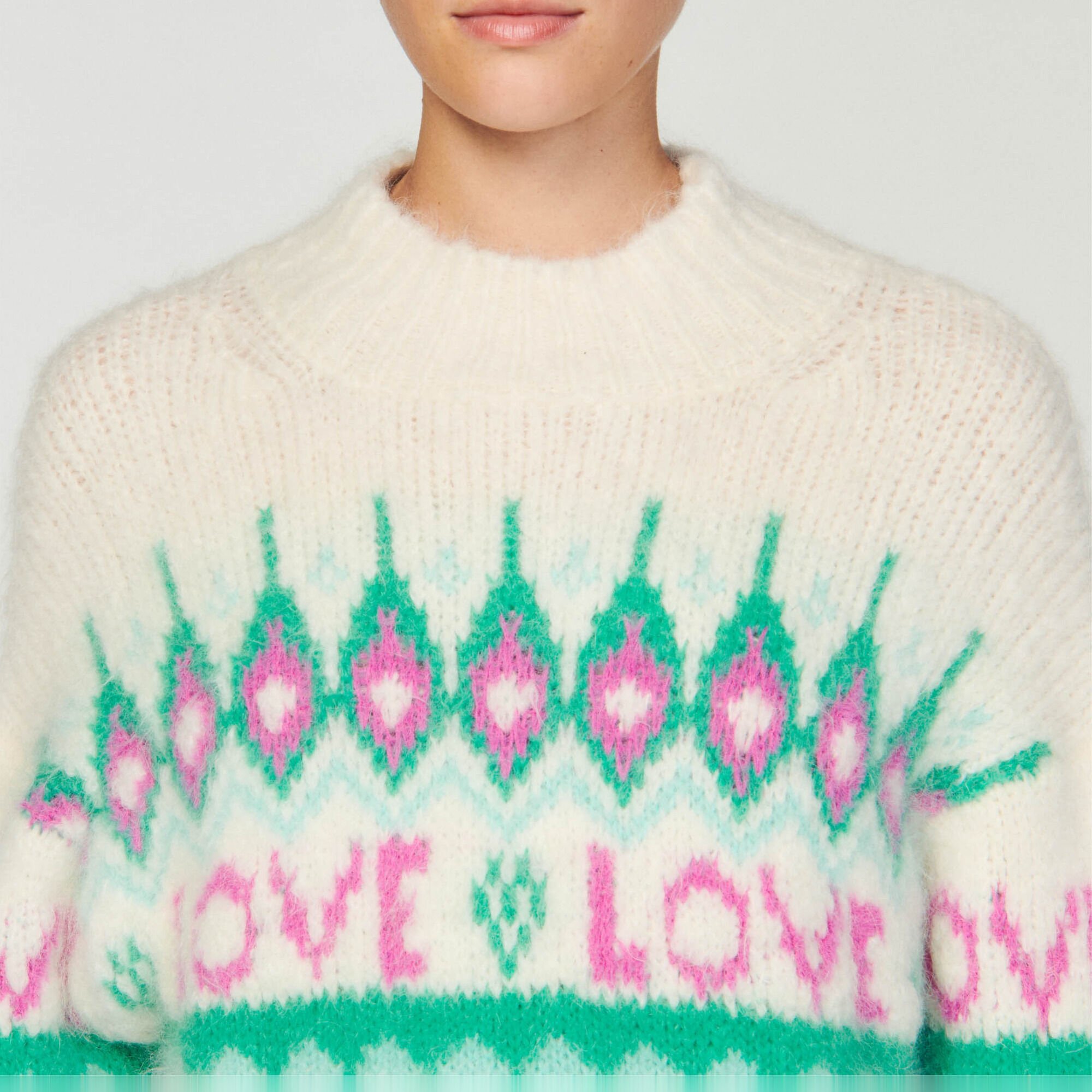 LOVE knit sweater