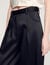 Satin-effect wide-leg trousers