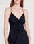 Midi dress with narrow straps
