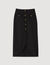 Buttoned midi skirt