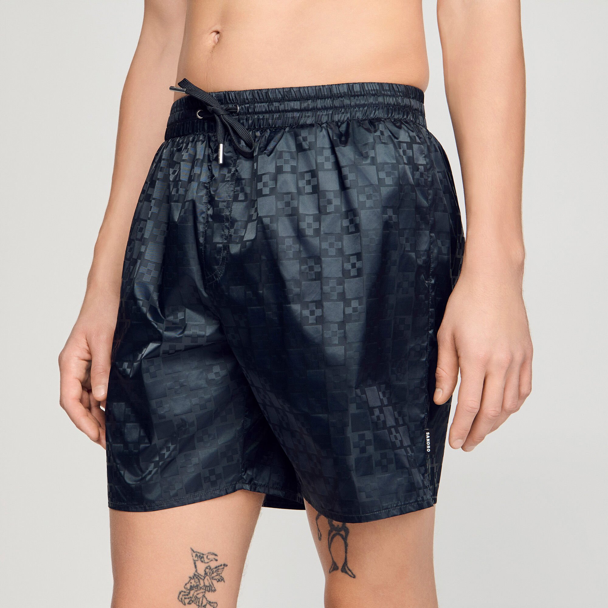 Square Cross swim shorts