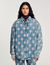 Starry denim overshirt jacket