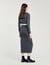 Long double waistband skirt