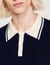 Contrasting collar polo shirt