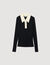 Knit Polo Neck Sweater