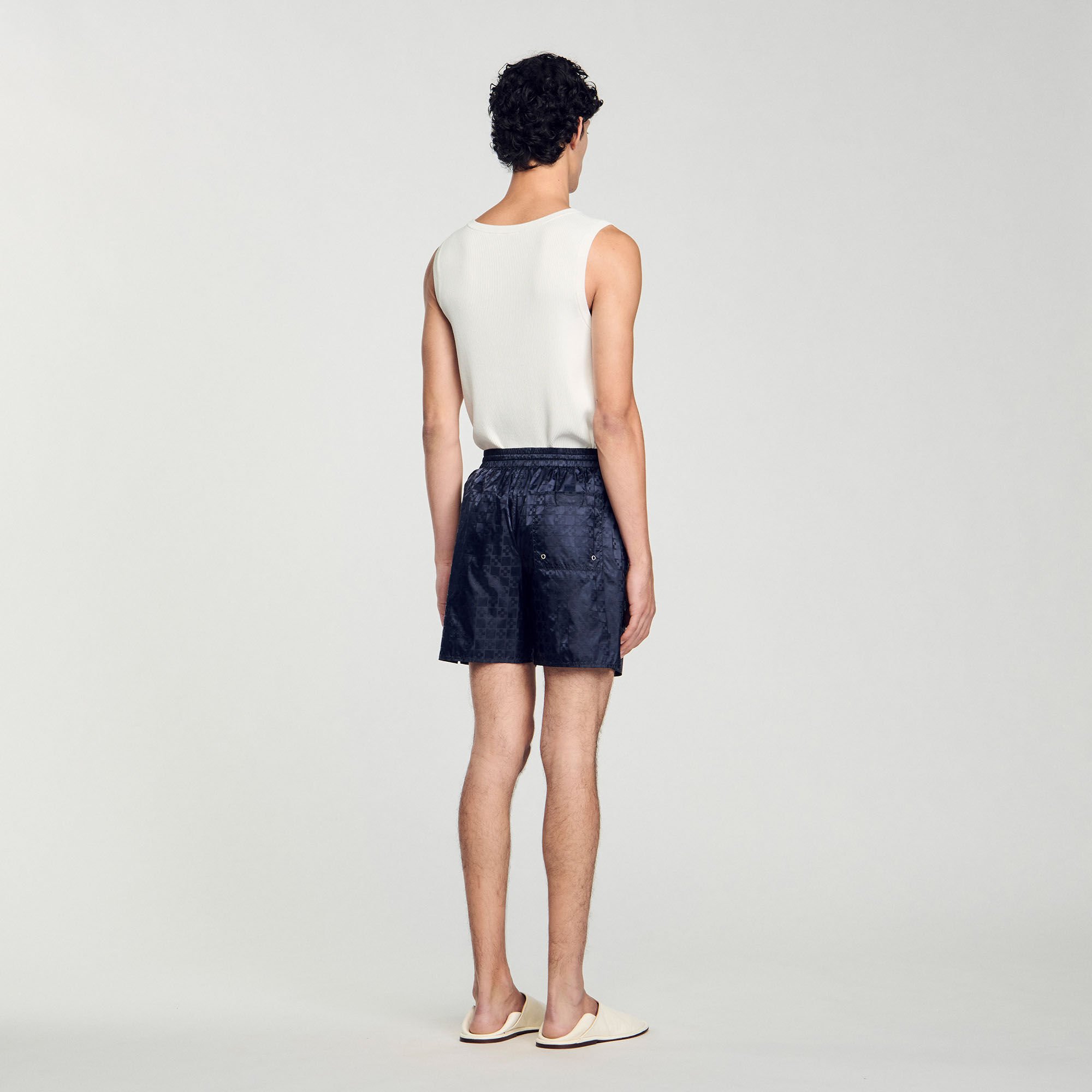 Square Cross swim shorts