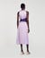 Satin-effect dress