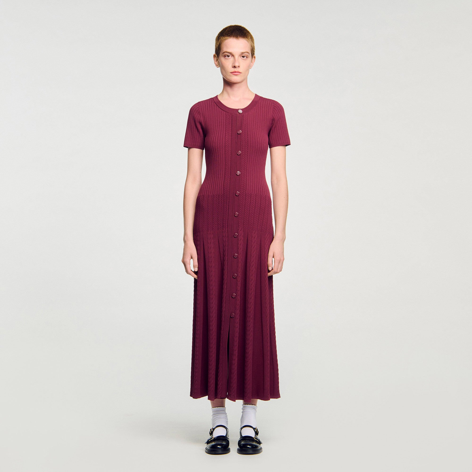 Knit maxi dress