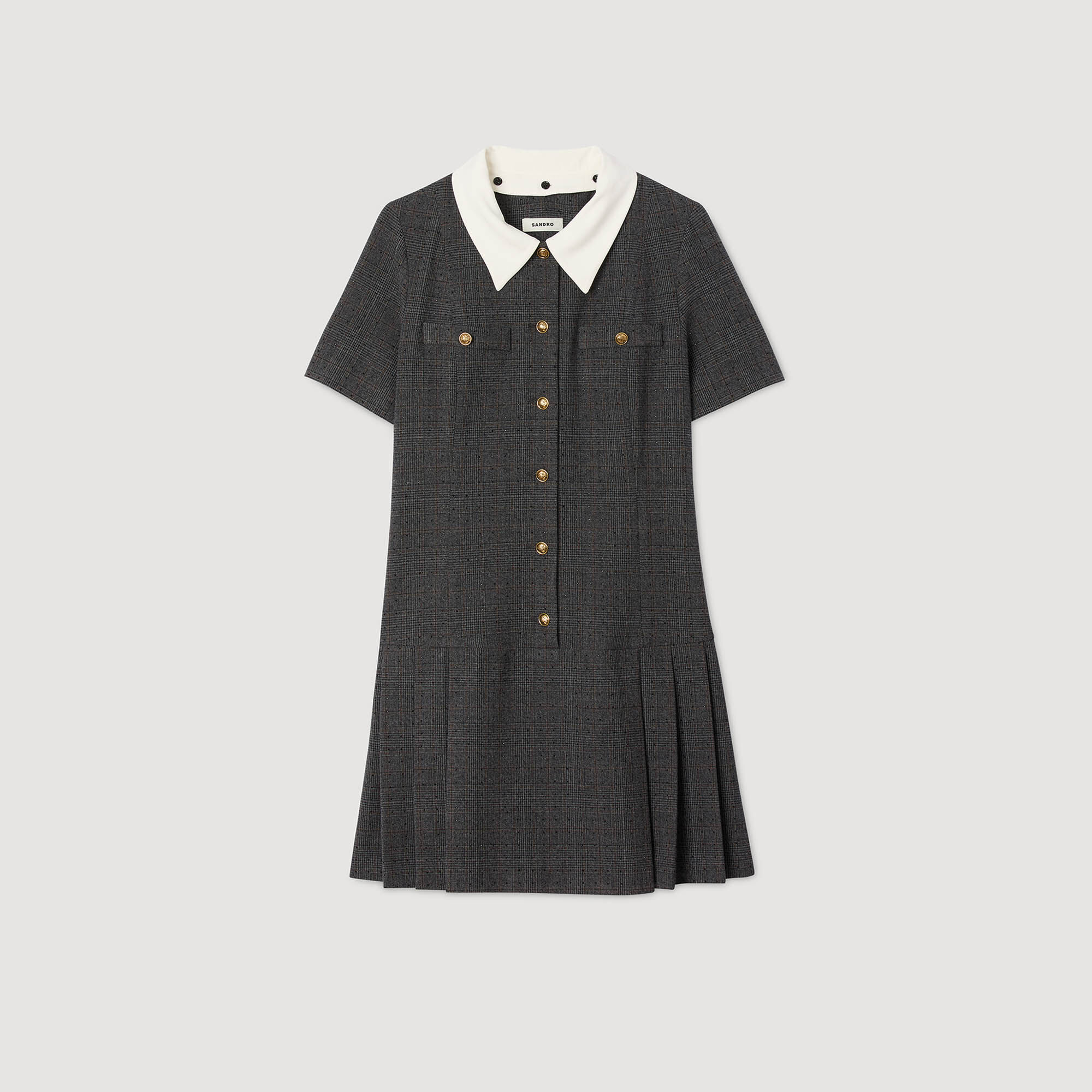 関税・送料込み!【国内発送】SANDRO Pinstripe Mini ワンピース Mini Dresses | Women | Sandro-paris.com