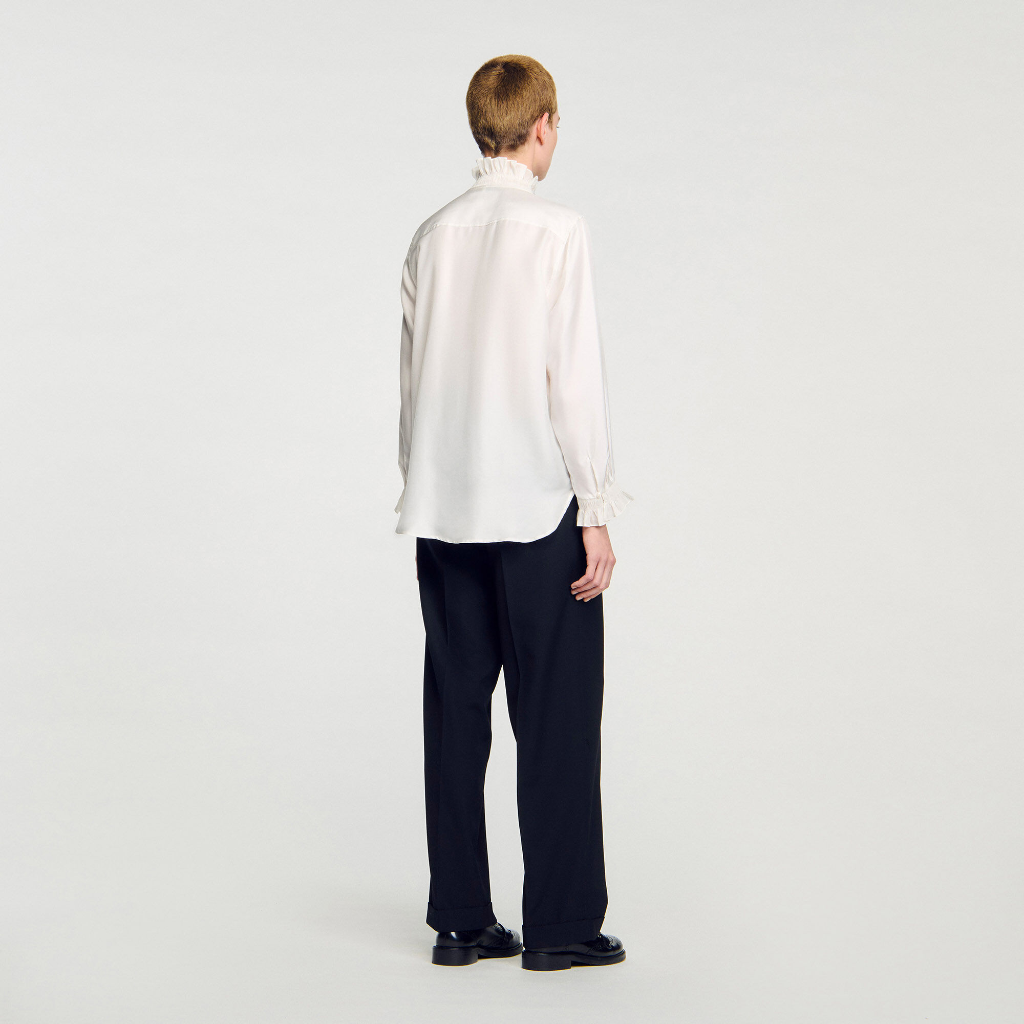 H479/美品 Sandro Paris チェスターコート カシミヤ混 S H479/美品 Sandro Paris チェスターコート カシミヤ混 S - メルカリ