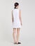 Mini dress with contrasting collar