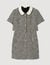 Tweed trompe l'œil dress