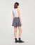 Striped rhinestone bubble skirt