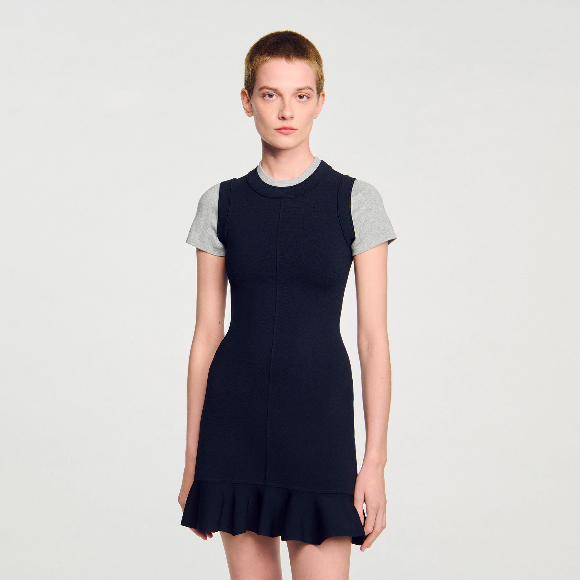 2-in-1 mini knit dress 2-in-1 mini knit dress
