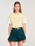 Dual-material knit sweater