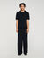 Knitted polo with zip collar