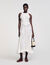Lace trim maxi dress
