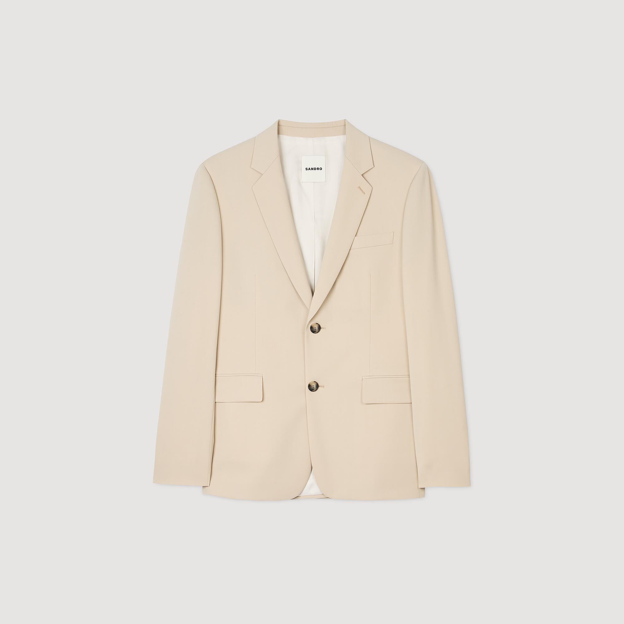 【保障できる】 Men for beige / white jacket Suit | Paris Sandro スーツ