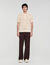 Cotton polo shirt with polo collar