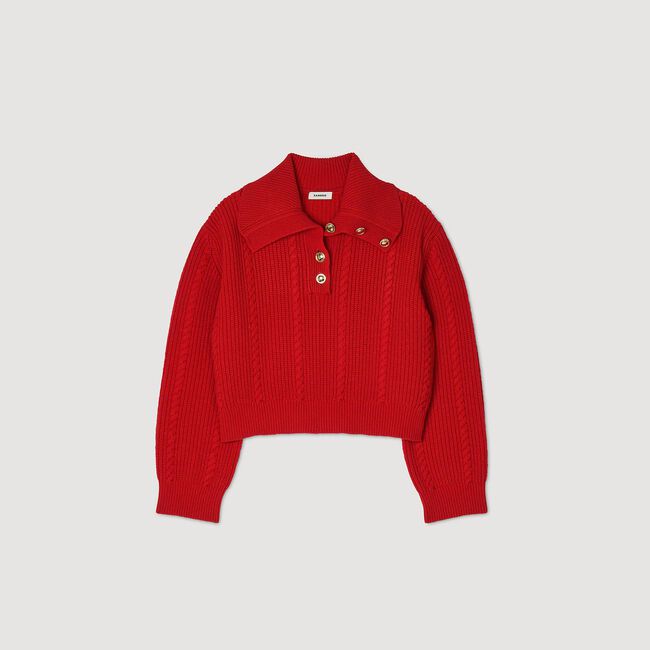 Buttoned Neck Sweater