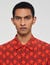 Loose-fit rope print shirt