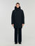 Hooded parka with zip