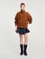 Oversized suede jacket