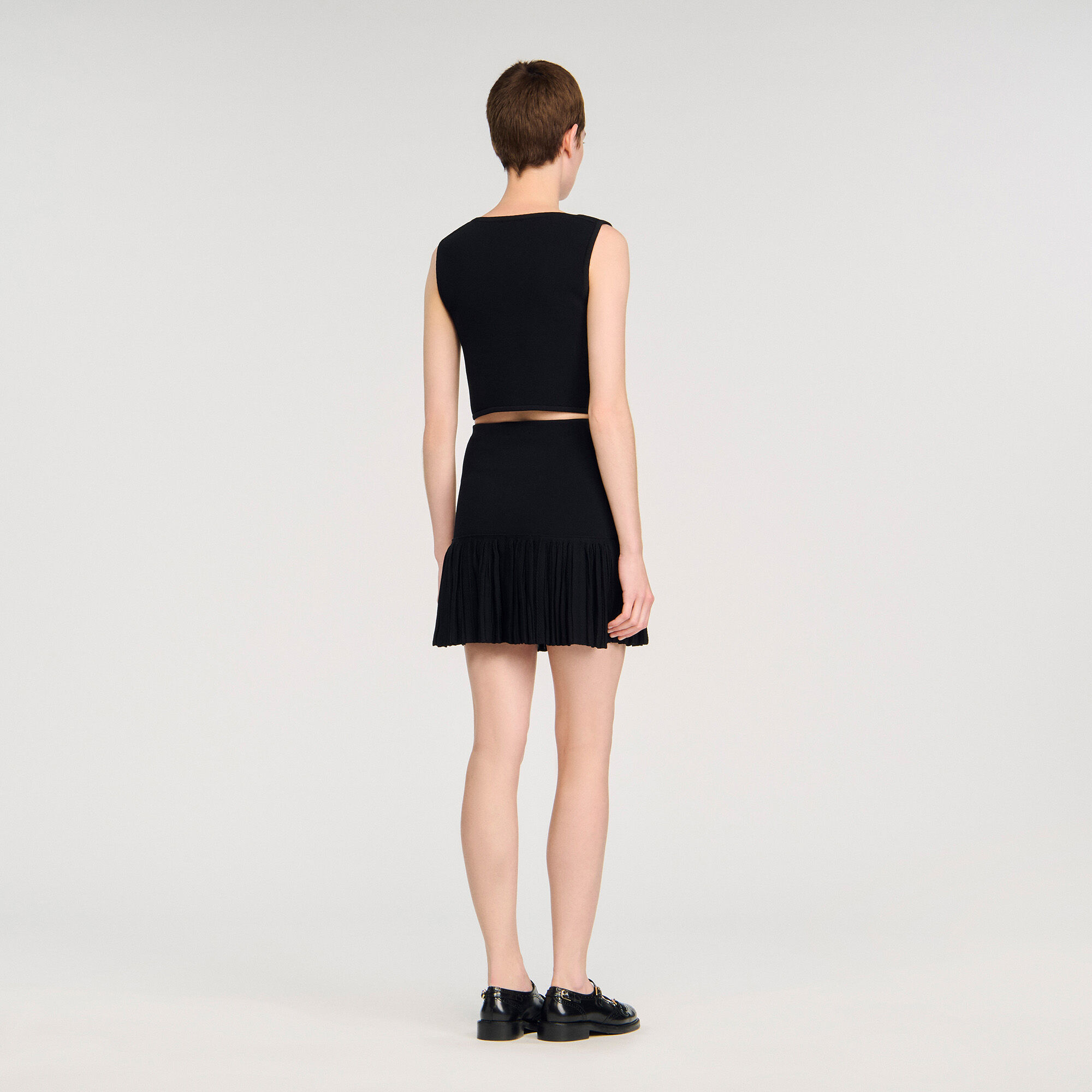 【unoa】Noble skirt variation ショート 黒　M Noble skirt variation【Short】 - Balletwear brand unoa