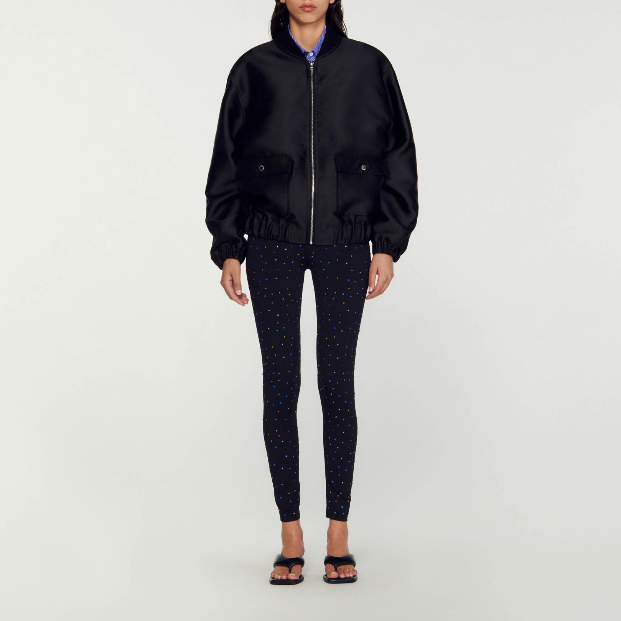 Oversized bomber jacket