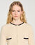 Pointelle knit cardigan