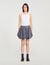 Striped rhinestone bubble skirt