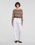 Layered effect striped sweater - Women | Sandro