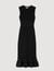 Knit midi dress with studs