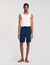 Pleated Bermuda shorts