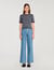 Two-tone cropped sweater