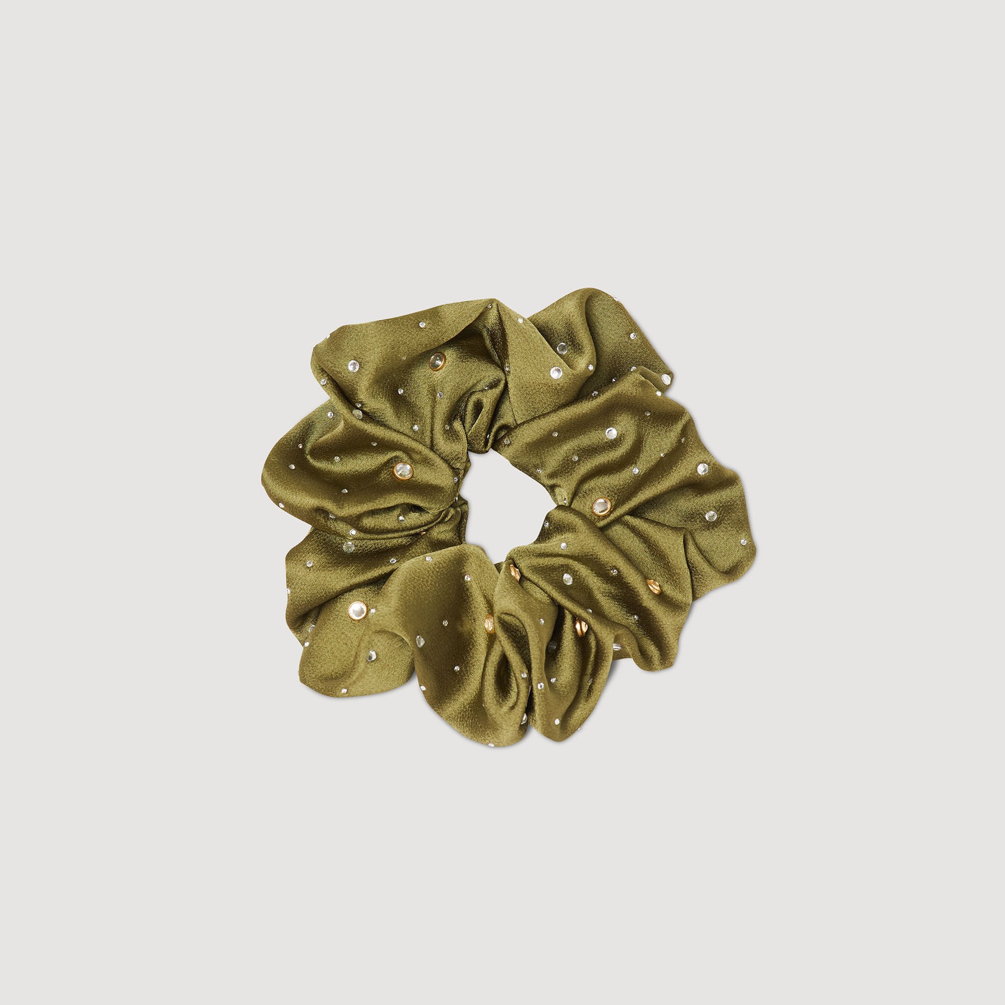 Rhinestone scrunchie