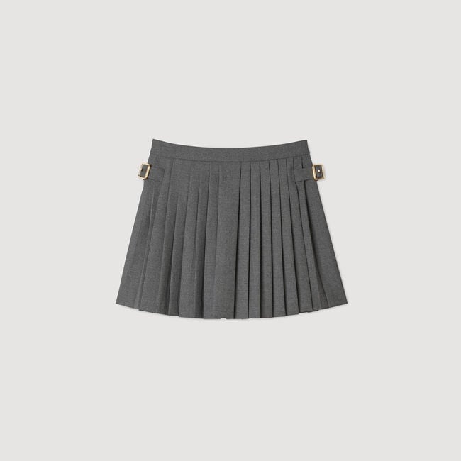 Pleated skort