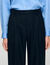 Rhinestone striped trousers