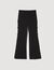 Flared trousers with cutaway sides