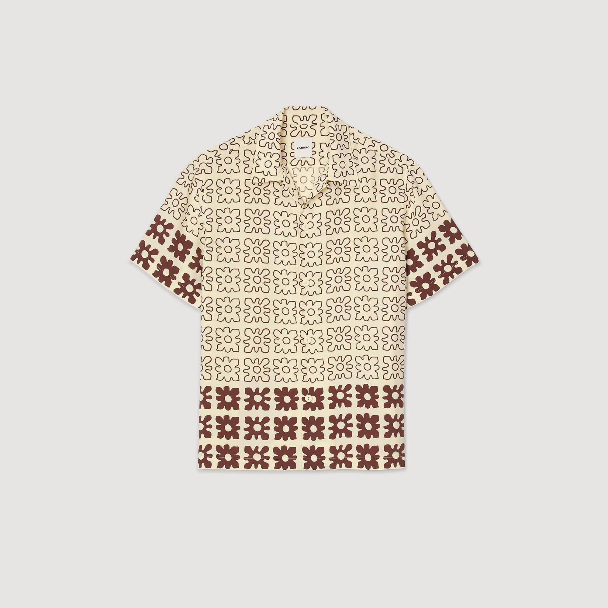 Floral motif shirt
