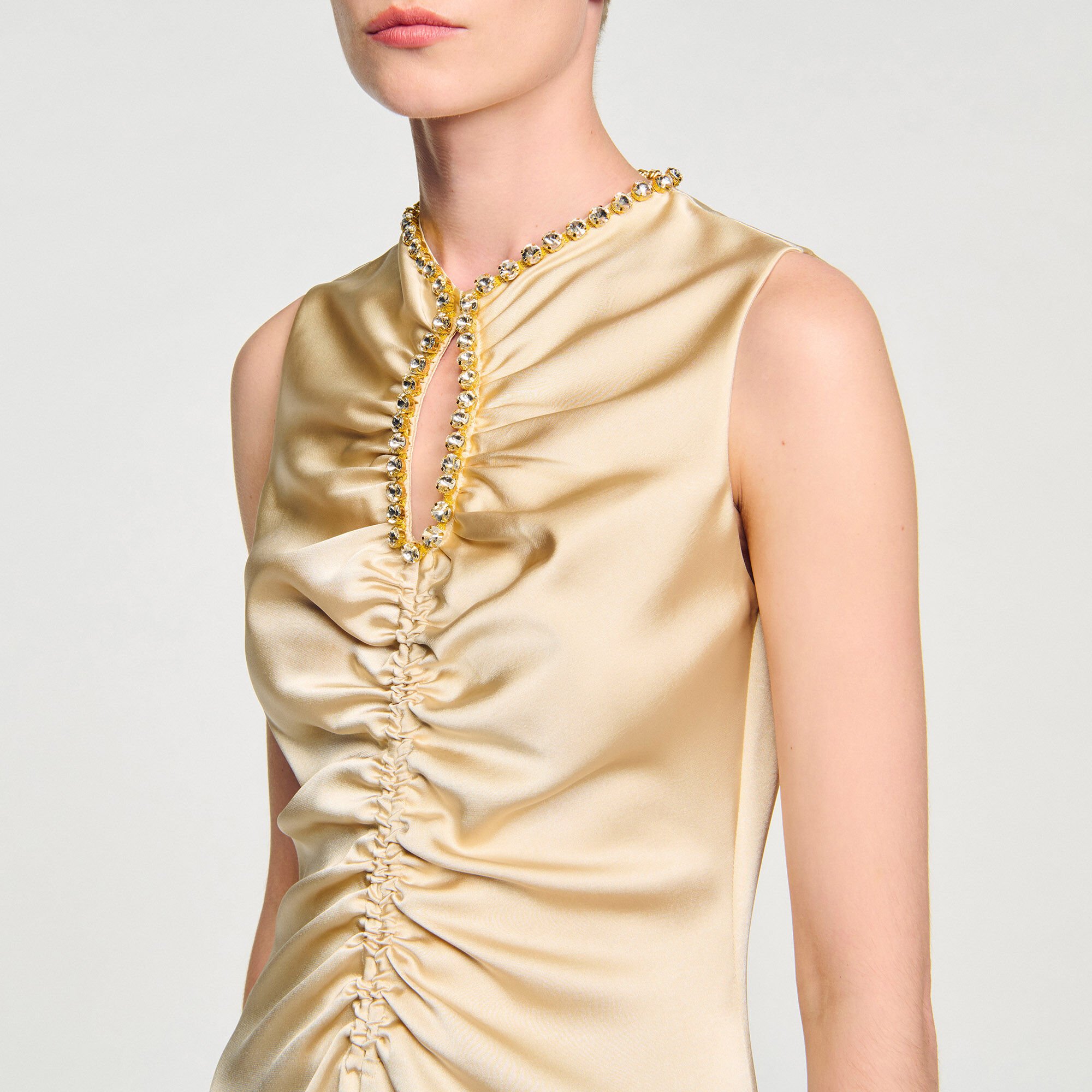Rhinestone midi dress