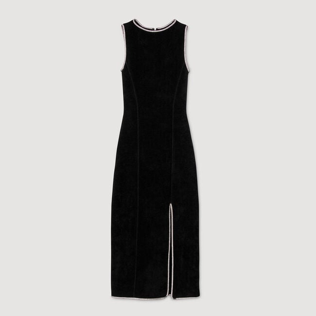 Rhinestone slit maxi dress Rhinestone slit maxi dress