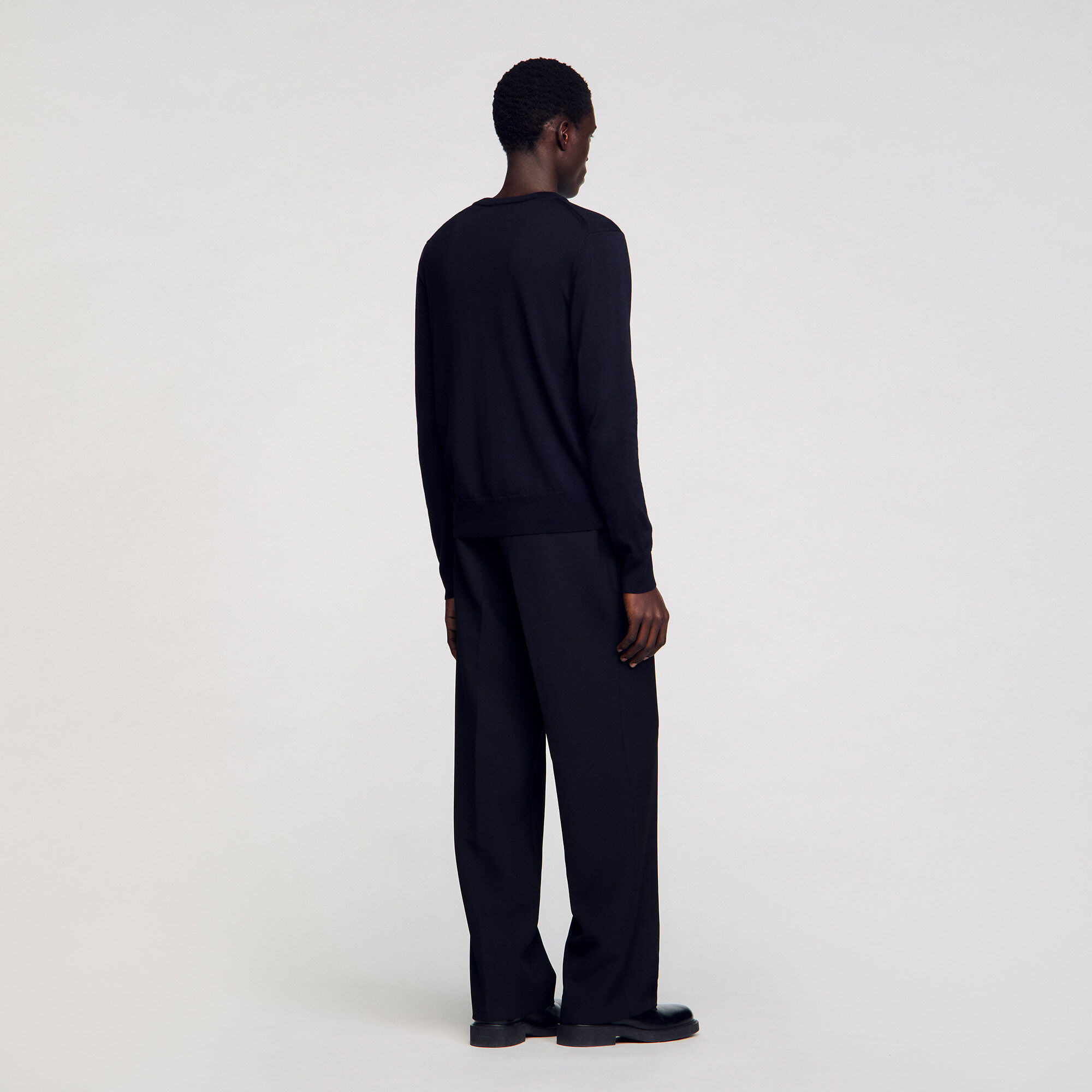 Fine knit wool sweater