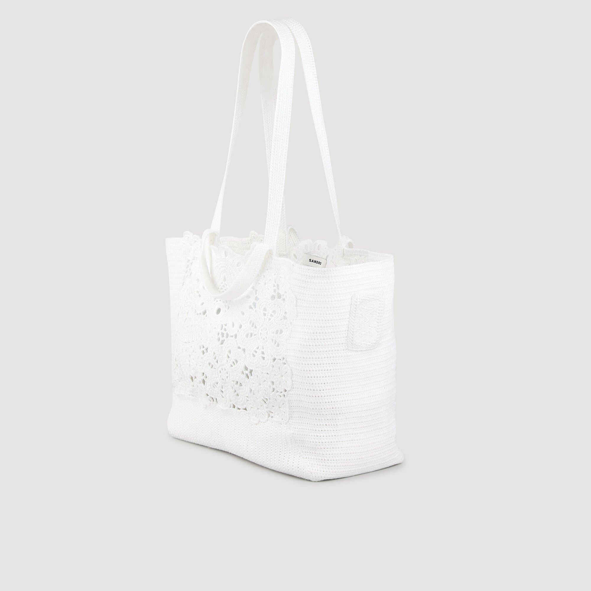 Crochet tote bag