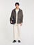 Hooded military parka