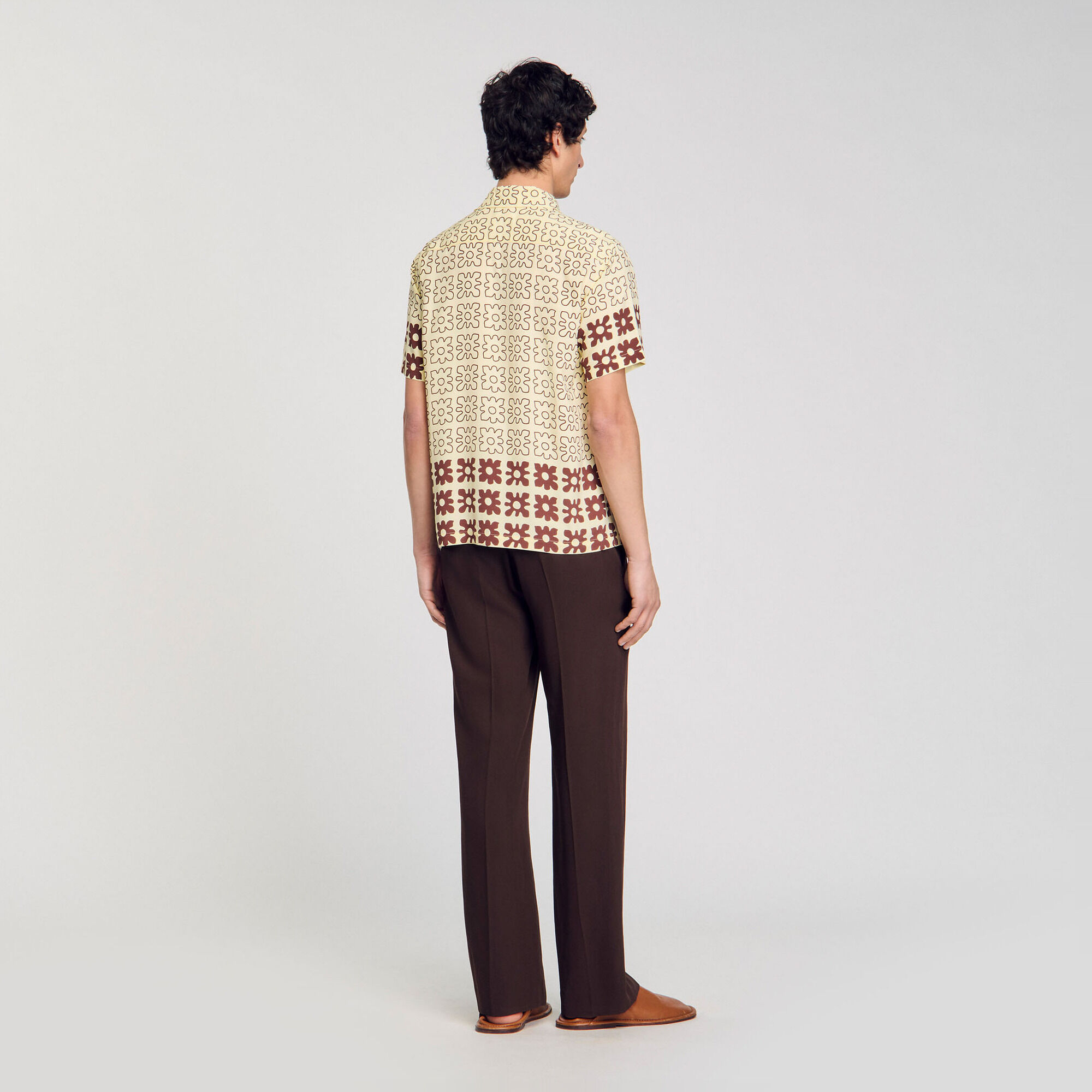 Floral motif shirt